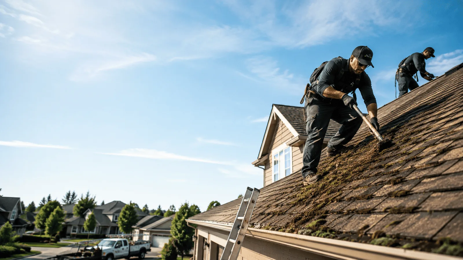 Roof Moss Removal in Kalamazoo, MI near me
